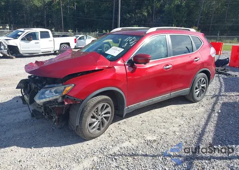 2016 Nissan Rogue Sl из США, поврежденный, VIN 5N1AT2MT4GC922092